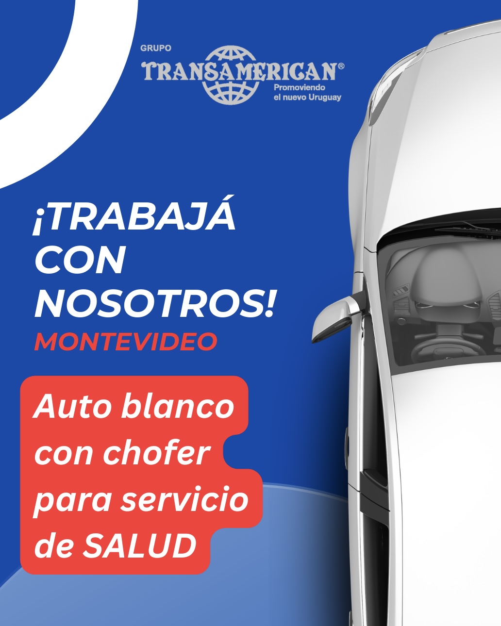 Oportunidad laboral como chofer en Transamerican