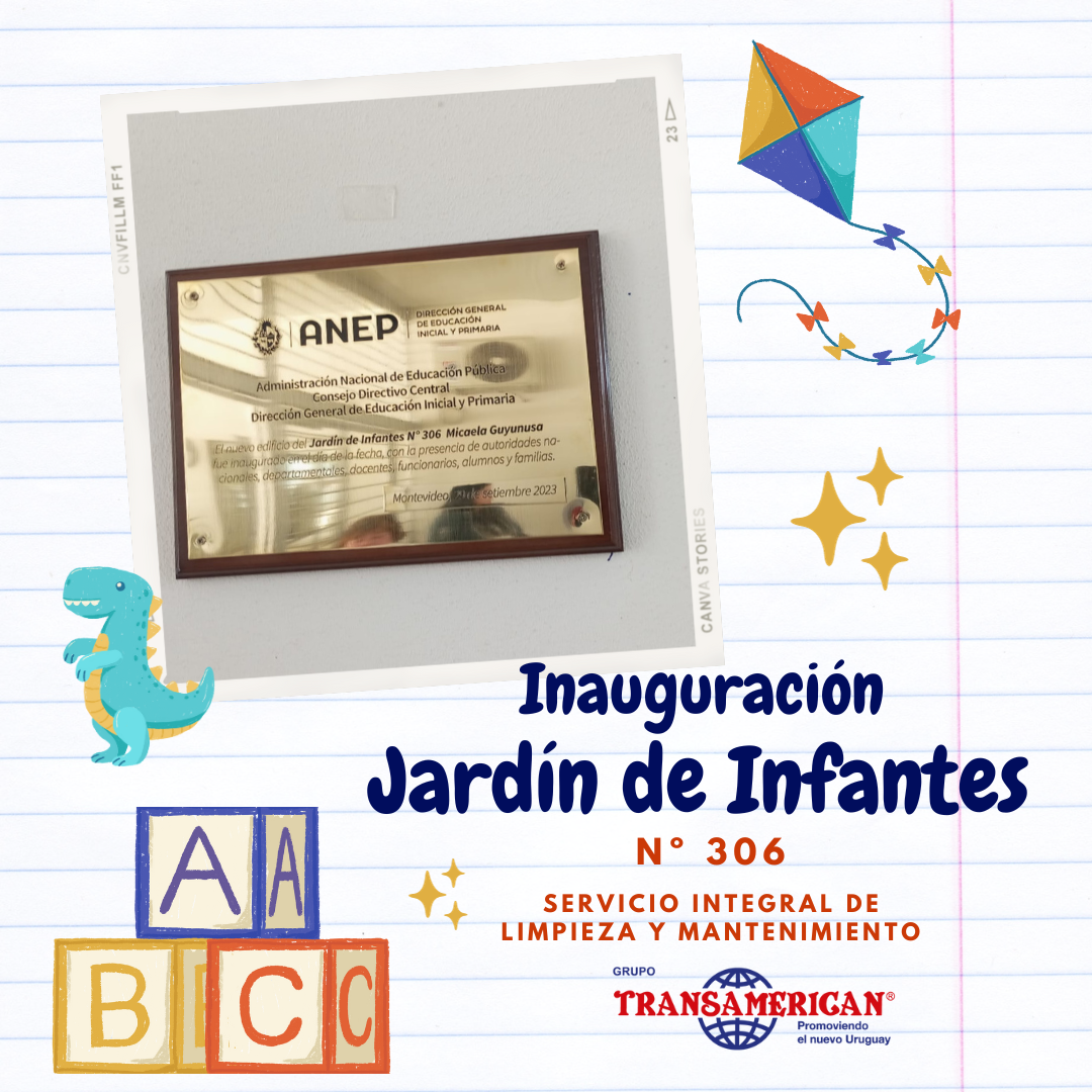 Inauguración de Jardines de Infantes: Servicio Integral de Limpieza y Mantenimiento
