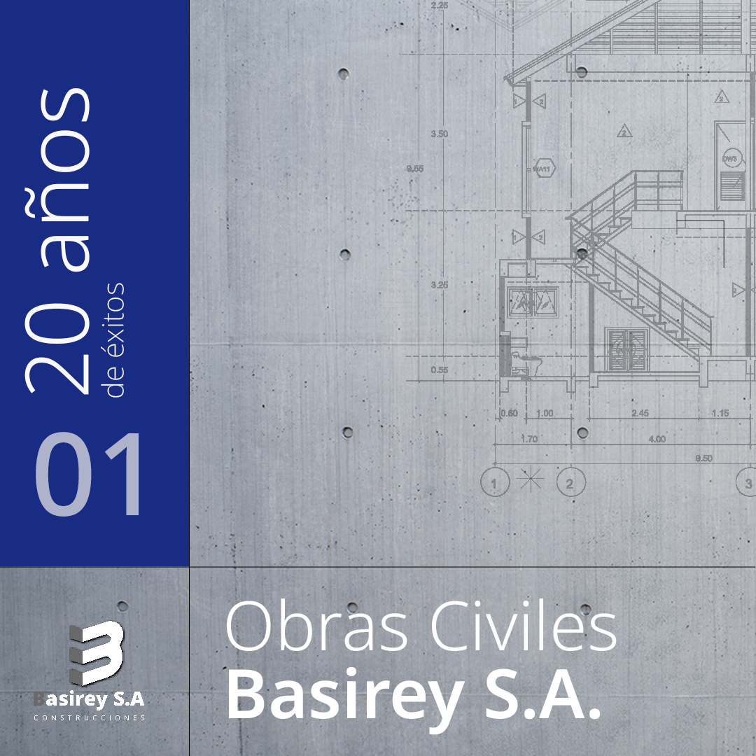 Celebramos el 20° aniversario de Obras Civiles Basirey S.A.: dos décadas de crecimiento, innovación y excelencia