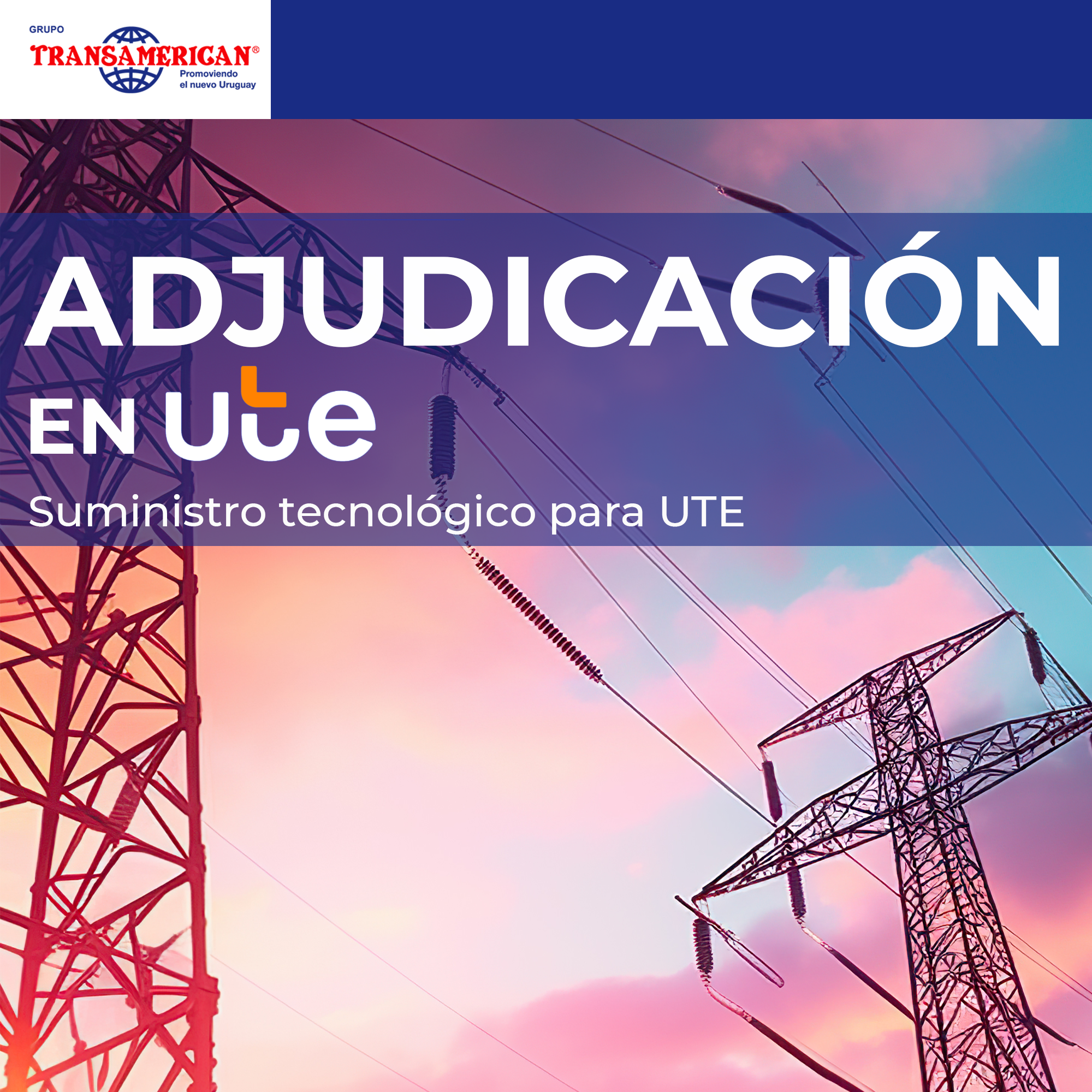 Suministro tecnológico de vanguardia: Adjudicación en UTE