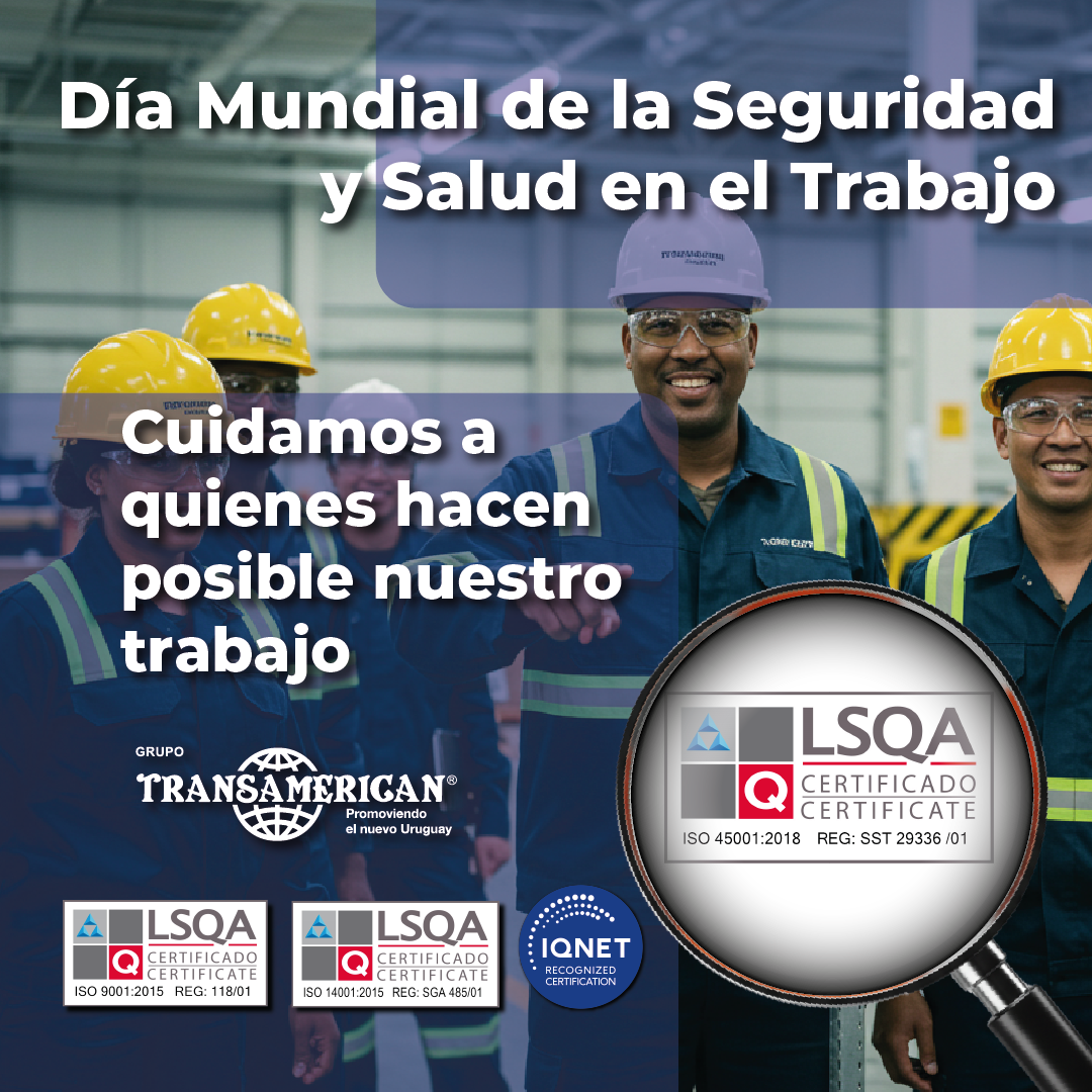 Día Mundial de la Seguridad y Salud en el Trabajo: cuidamos a quienes hacen posible nuestro trabajo