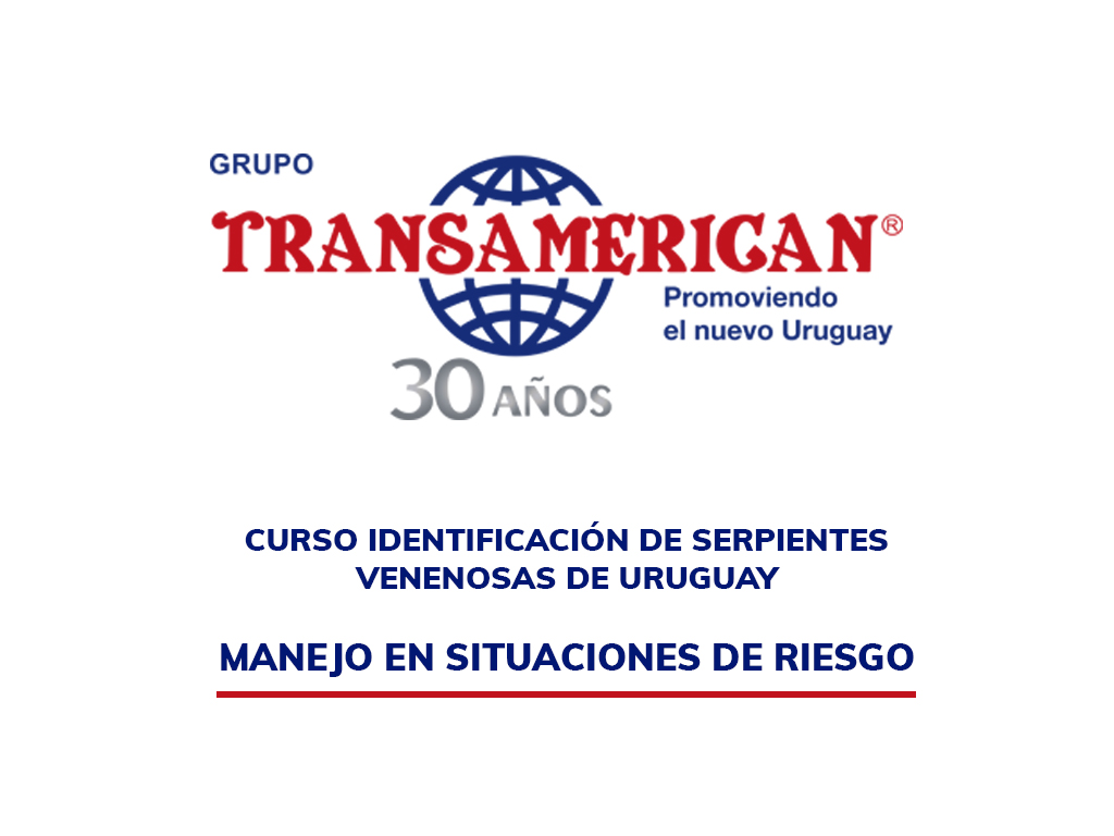 TRANSAMERICAN Comprometido con la seguridad de su personal. (Curso manejo de serpientes)
