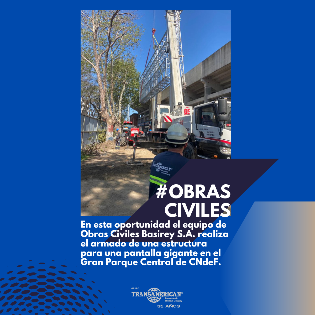 Obras Civiles en el Gran Parque Central de CNdeF