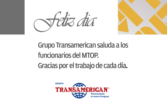 Feliz día del funcionario MTOP